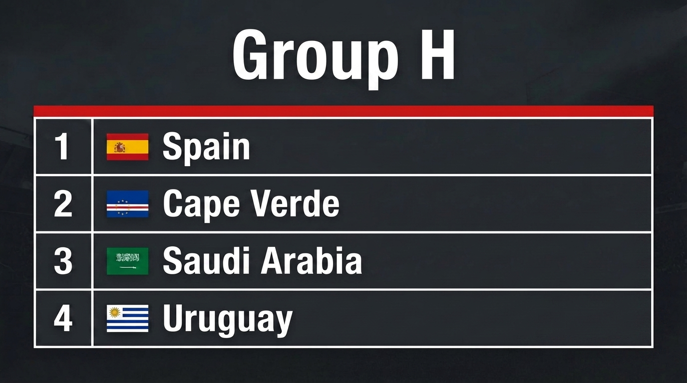 Girone H Mondiali 2026: squadre, analisi e pronostici