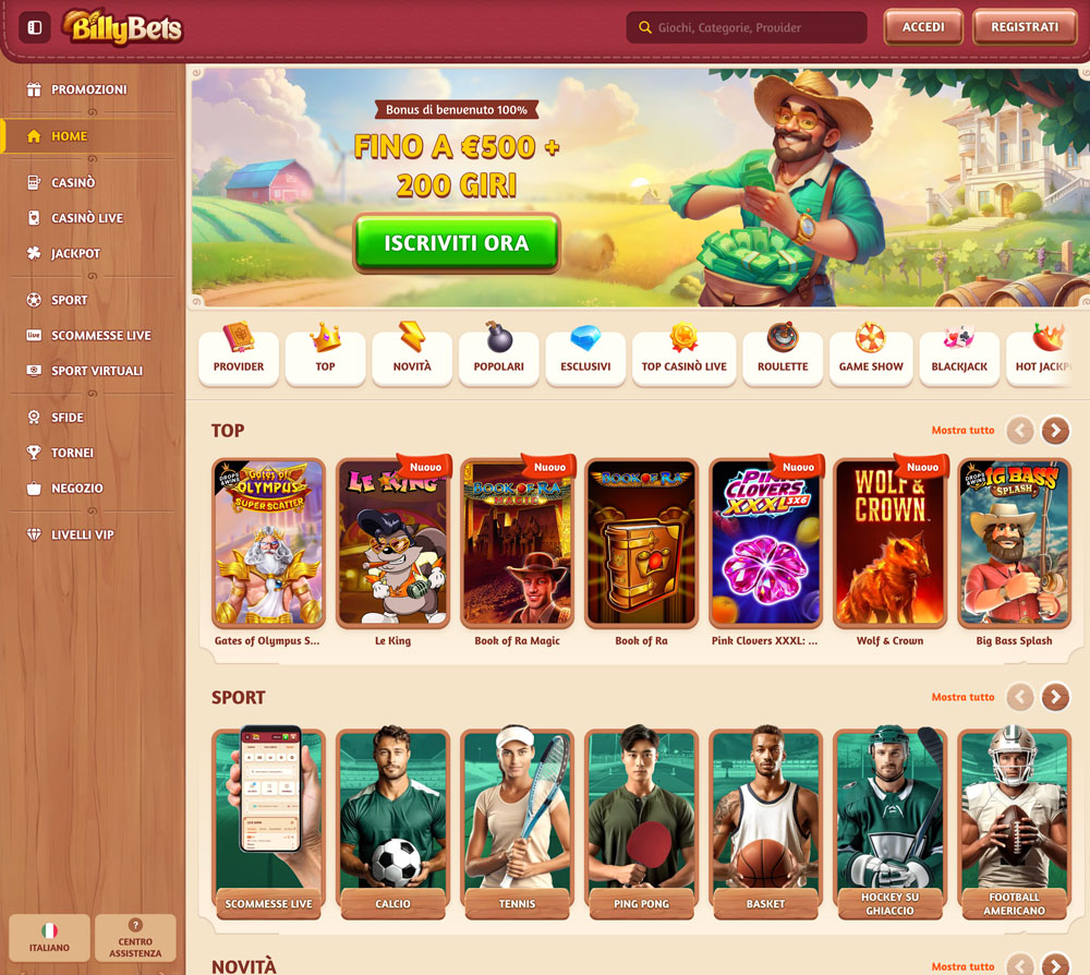 billybets site